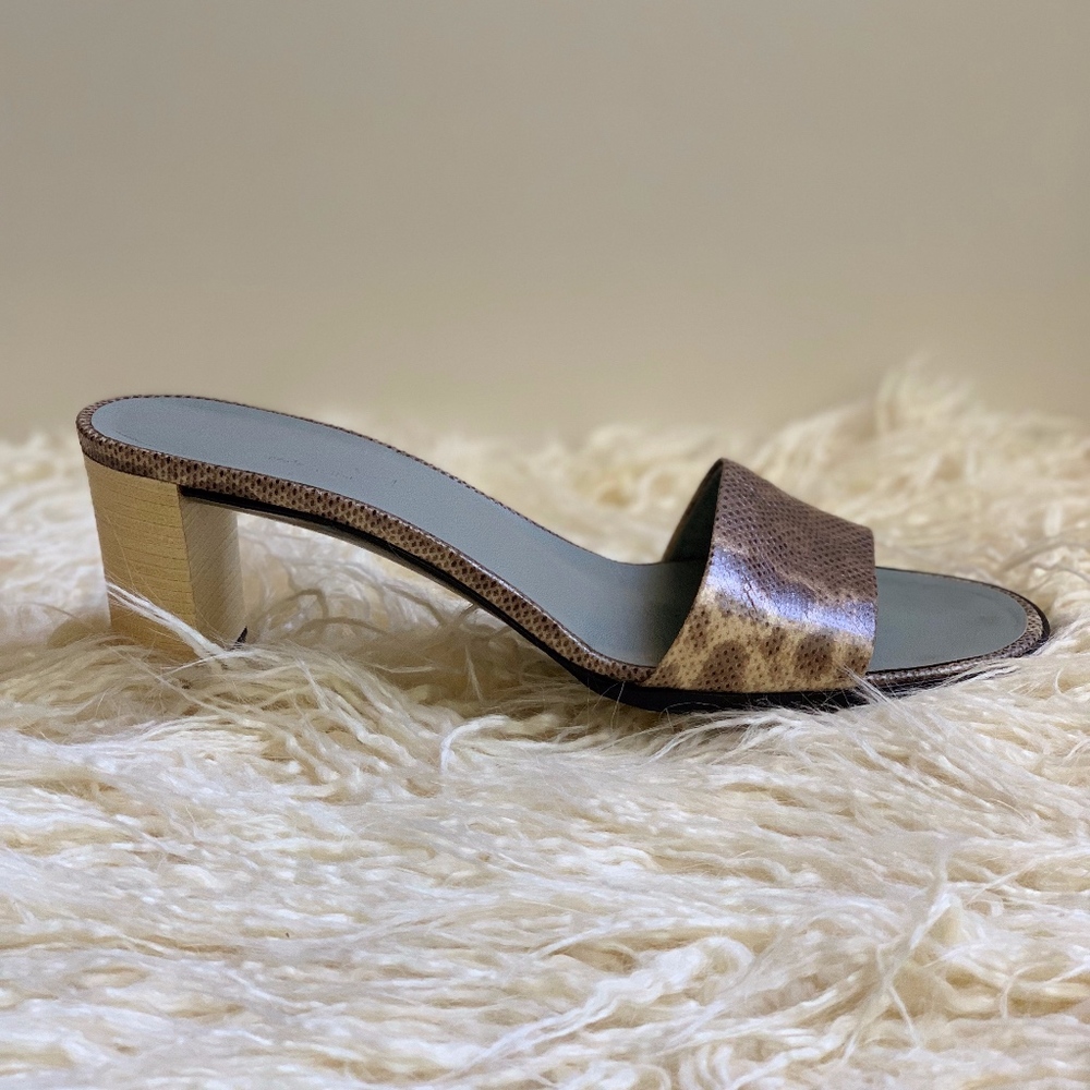 Gucci Faux Snakeskin slide